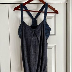 Lululemon athletic tank top with built in bra.